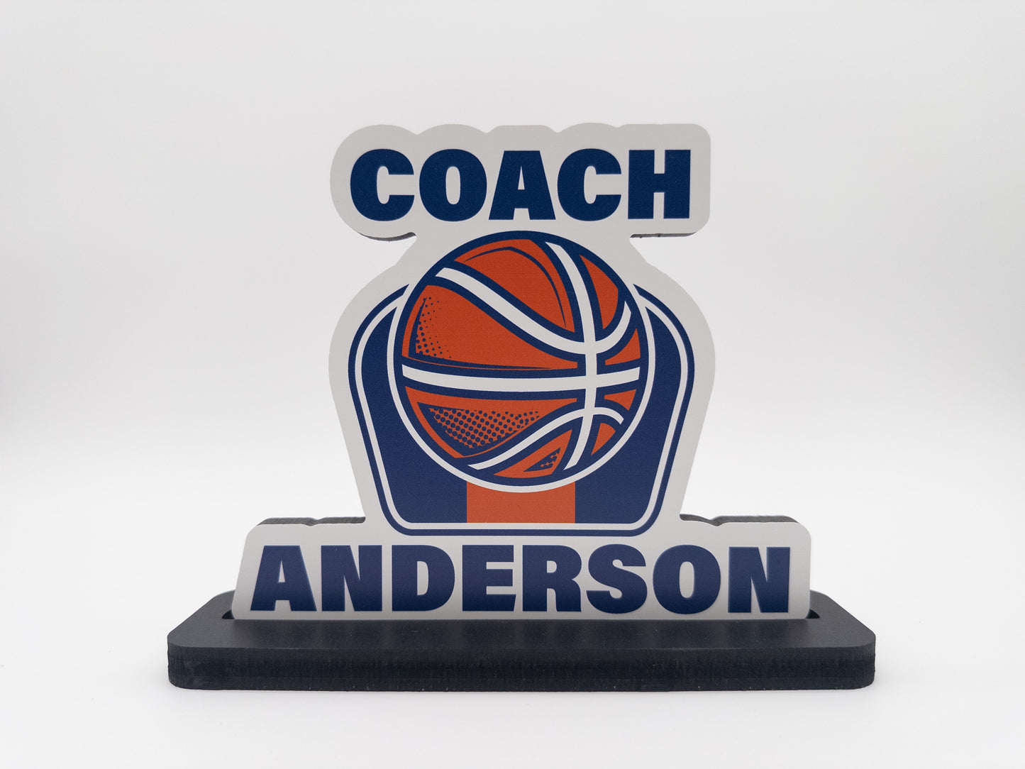 Basketball Coach Desk Plaque – Personalized Sports Gift