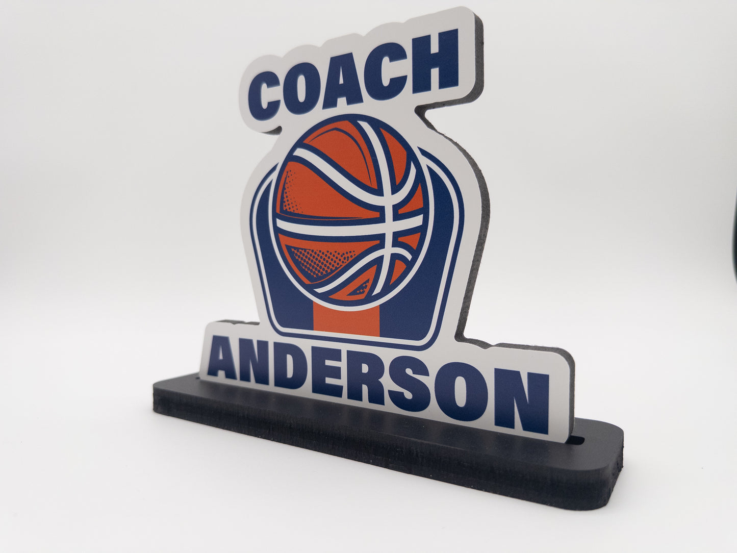 Basketball Coach Desk Plaque – Personalized Sports Gift