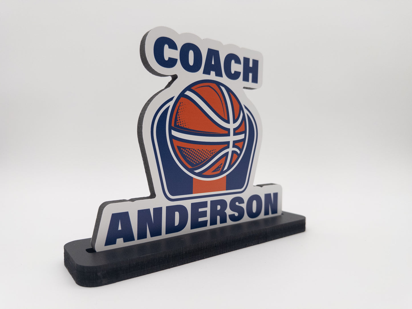 Basketball Coach Desk Plaque – Personalized Sports Gift